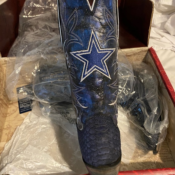 Lucchese Shoes Dallas Cowboys Lucchese Cowboy Boots 65 Woman Poshmark